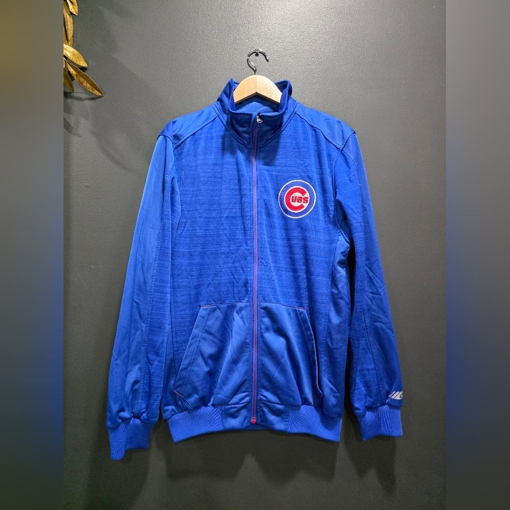 Genuine Merchandise GIII Sports by Carl Banks Chicago Cubs Zip Front Jacket Sz M